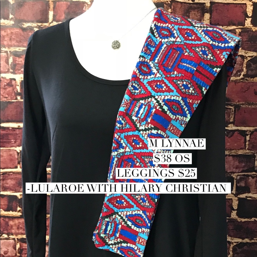 LuLaRoe Lynnae paired with leggings
